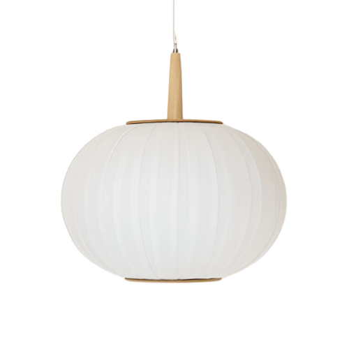 COLGANTE MANDARINA VOILE 4xE27 60CM BLANCO